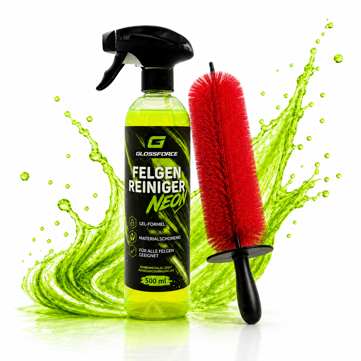 Sparset: Felgenreiniger Neon + Soft Flex Felgenbürste